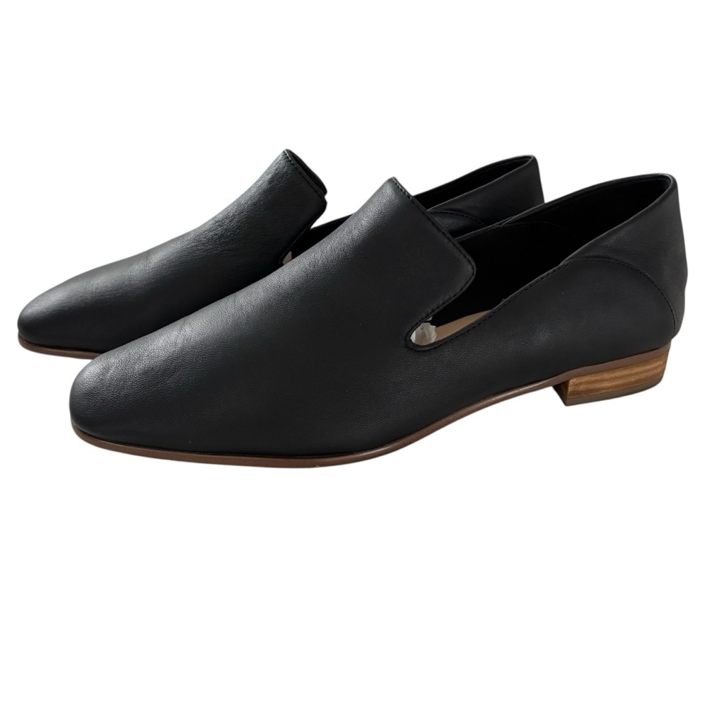 Clark’s Damen Loafer Leather Pure Black Soft Slip On Comfortable Cushioned